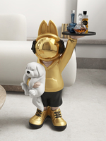 Bienvenue lapin astronaute décoration de sol de salon plateau de table à thé meuble TV à côté de la nouvelle maison cadeaux décoration douce