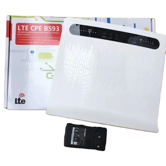 Unlocked B593 4G LTE WiFi Router With Sim Card Slot for huawei 4G CPE B593u-12
