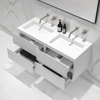 Vermonhouzz Liquidation 48 Pouces Salle De Bain Vanité Double Évier Importation de Chine