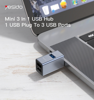 Yodo-Mini enchufe USB 3,0 a 3 puertos USB Hub