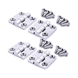 Factory Direct Sales Stainless Steel Heavy Duty 1.5 Inch Square Shape Boat <strong>Strap</strong> Casting <strong>Hinge</strong> Cabinet Door Hatch <strong>Hinges</strong> - Product Image 1