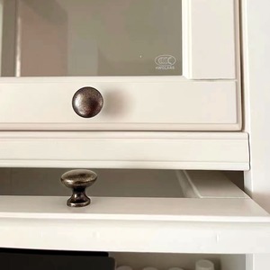 Chengyu B035 Mushroom Shape Handle Antique Bronze Zinc Alloy Round Drawer Cabinet <b>Knob</b> Single Hole Traditional Style Durable - Product Image 4