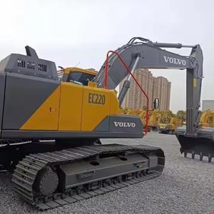 Excavatrice chinoise d'occasion bon marché VOLVO 220 EC220 pelle de construction en bon état 22 tonnes pelle sur chenilles VOLVO EC220 d'occasion - Product Image 4