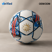 Ballon de football personnalisé avec logo, taille 5, en cuir PU thermocollé, ballon de match professionnel pour ligue et tournoi