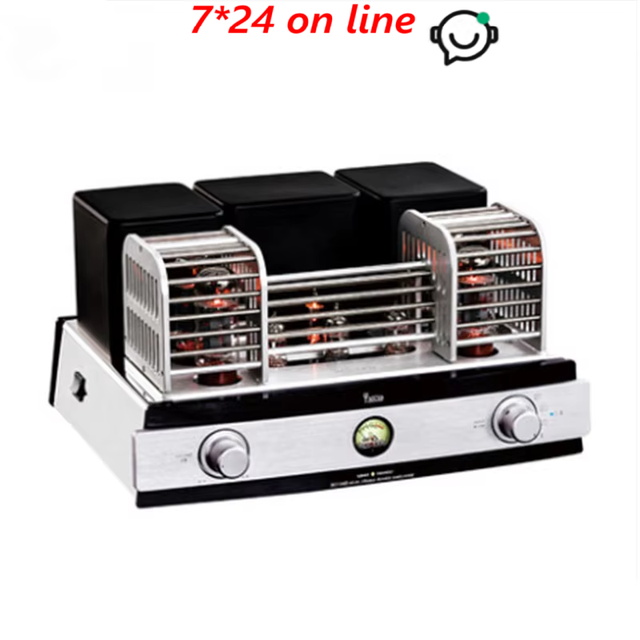 Yaqin MS-34D Bile Machine Vacuum Tube BT Amplifier Hifi Stereo Combination Audio Amplifier 5.0 BT HD Playback