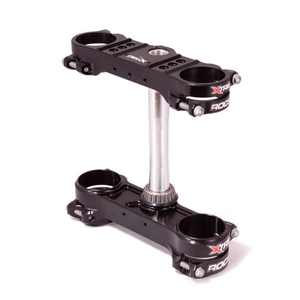 Piastra tecnologica X-Trig nera ROCS per KTM EXC-F 250 14-23 sterzo moto - Product Image 1