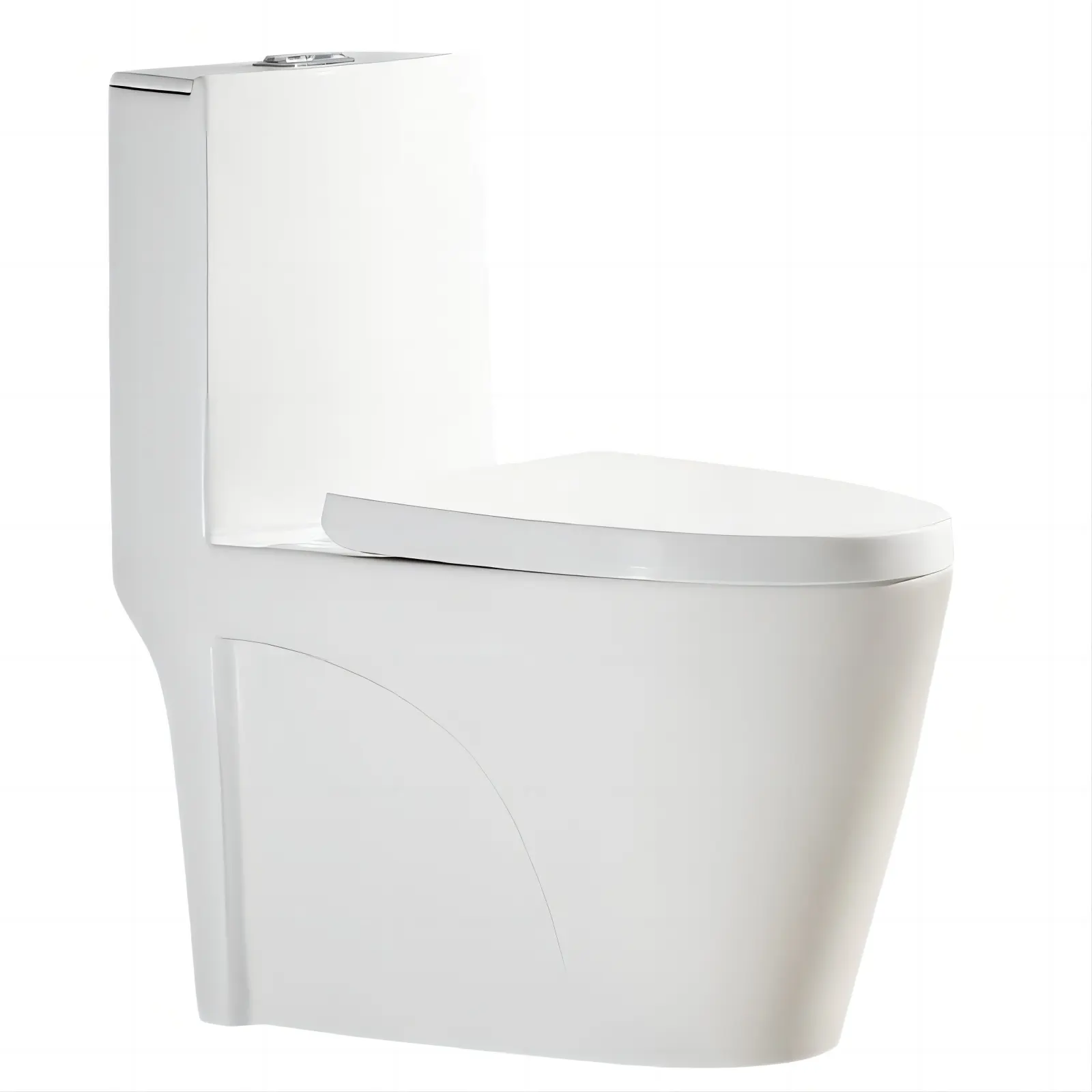 Toilette japonaise monobloc siphonique en céramique montée au sol salle de bain WC salle de bain WC fille chinoise aller aux fournisseurs de toilettes