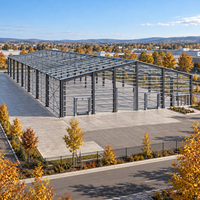 Entrepôt résistant au feu, structure en acier EN S355, panneaux en laine minérale, atelier de stockage, bureau, bâtiment métallique
