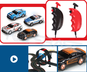 <span class=keywords><strong>Pista</strong></span> Elettrica per Auto Slot in Scala 1:43 con Controllo a Filo Fai-da-Te, Giocattolo da Corsa 1:32 - Product Image 4