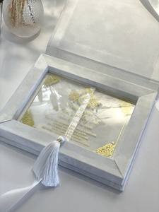 <span class=keywords><strong>Caja</strong></span> <span class=keywords><strong>de</strong></span> terciopelo con monograma <span class=keywords><strong>de</strong></span> lámina dorada para invitaciones <span class=keywords><strong>de</strong></span> boda, <span class=keywords><strong>caja</strong></span> <span class=keywords><strong>de</strong></span> recuerdo personalizada, invitación <span class=keywords><strong>de</strong></span> bricolaje - Product Image 4