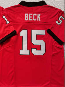 Мужские футболки для колледж-футбола США, оптом, с вышивкой: Джорджия: 1 Захария Бранч, 3 Нейт Фрейзер, 14 Ганнер Стоктон - Product Image 6