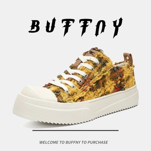 Zapatillas de lona estilo nuevo Primavera 2026 para parejas con diseño irregular único, zapatillas de skate retro desgastadas - Product Image 2