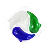 OEM Label pribadi 4in1 kapsul deterjen 15g 20g grosir Pods cucian Gel sekali pakai ramah lingkungan untuk pakaian penjualan laris