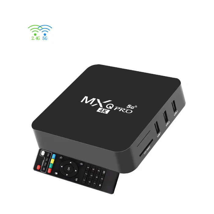 Factory Amlogic S905W2 MXQPRO Android 7.1 1/2GB 8/16GB TV Box Youtube Media Player MXQPRO Set top Box Hot Products 2022