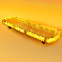 Shinemien 88 Hochintensive LED Amber-Weiß Stroboskop-Lichtleiste Notfall-Warnleuchte Blinklicht 48 Zoll 5000 Lumen 12V/24V CE/FCC