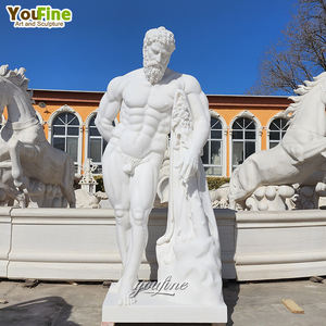 有名なギリシャの天然大理石ファルネーゼのヘラクレス像 - Product Image 1