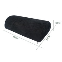 Repose-pied ergonomique réglable en mousse à mémoire de forme, antidérapante, set de 2 pièces pour le bureau, demi-lune