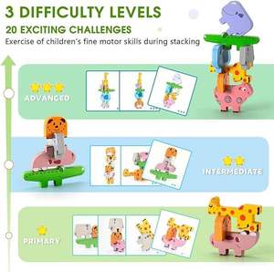 Produits de dropshipping 2026 : Jouets Montessori en bois, blocs d'empilage animaux – Service de sourcing en Chine - Product Image 4