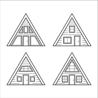 Maisons préfabriquées de type cabine très demandées, villas de haute qualité, maisons préfabriquées pour hôtels et gîtes mobiles