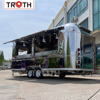 Truth Outdoor Mobile Eiswagen Burger Hot Dog Food Trucks Anhänger mit Küche 2026 Pizza Food Truck mit Gasofen
