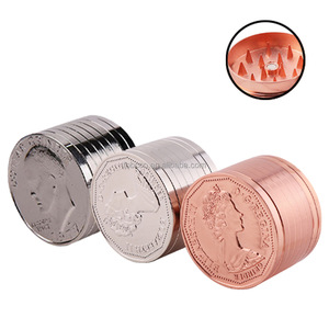 Cilindro Manual Portátil de Aleación de Zinc Personalizado para Moler Tabaco, Accesorio Moderno para Tiendas de Tabaco al por Mayor - Product Image 5