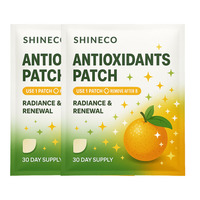Patch transdermique antioxydant pour la peau, renouvellement de l'éclat, patch adhésif topique, commande en gros sous marque privée