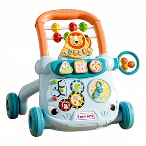 Marche-bébé évolutif anti-basculement avec musique et activités - Product Image 1
