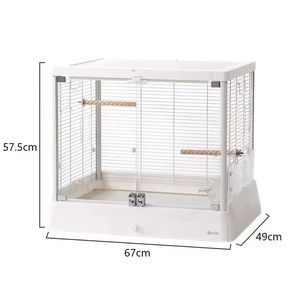 Jaula de hierro forjado para guacamayos, diseño específico para la especie, <span class=keywords><strong>aviario</strong></span> de vuelo para loros de interior, venta al por mayor - Product Image 4