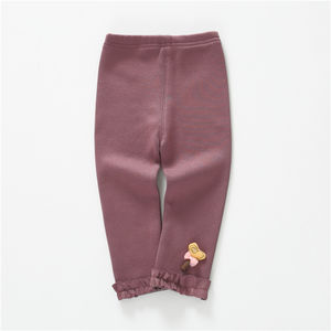 Factory Wholesale Winter Kids <b>Legging</b> Girls Baby <b>Leggings</b> with <b>Fleece</b> - Product Image 3