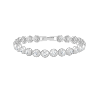 Bracelet tennis délicat pour femme en argent sterling 925 avec 3 mm - Product Image 1
