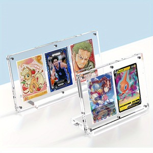 แท่นวางการ์ดแม่เหล็ก Rylic Strong Magnetic Card Brick แบบ 2 ช่อง 3 ช่อง สำหรับการ์ด Pokémon PTCG One Piece Uma <span class=keywords><strong>Musume</strong></span> และการ์ดสะสมอื่นๆ - Product Image 4
