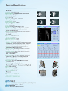 Equipo de Oftalmología, Sistema de Ultrasonido A/B Scan ABS-500 para Examen <span class=keywords><strong>Ocular</strong></span> y Diagnóstico <span class=keywords><strong>Ocular</strong></span> - Product Image 6