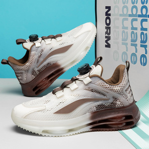 Chaussures de sport décontractées et confortables pour hommes, antidérapantes, en tissu, à lacets, style mode pour la marche en extérieur, printemps-été - Product Image 3