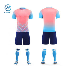 Personalizado mejor calidad camisetas de fútbol de fábrica Original uniforme de fútbol rojo blanco/Negro transpirable equipo de fútbol nuevo uniforme de fútbol - Product Image 5