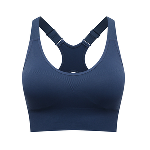 <span class=keywords><strong>Reggiseno</strong></span> <span class=keywords><strong>sportivo</strong></span> da donna <span class=keywords><strong>taglie</strong></span> forti con schiena a racerback e spalline regolabili, anti-shock, per fitness, corsa e yoga - Product Image 6