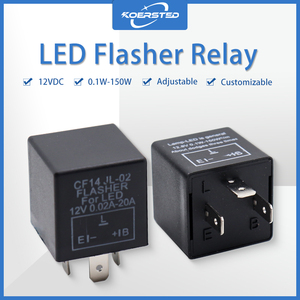 12V/24V ô tô flasher relay, áp dụng cho cả hai LED và bóng đèn bình thường, cho ô tô xe máy RV xe tải thuyền - Product Image 3