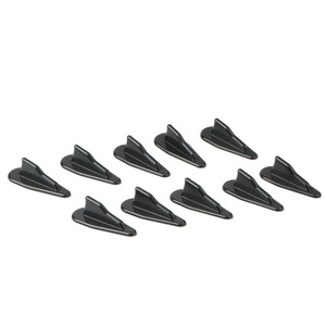 Evrensel EVO tarzı siyah Shark Fin Spoiler ABS çatı kanat, 10 Set araba aksesuarları - Product Image 6