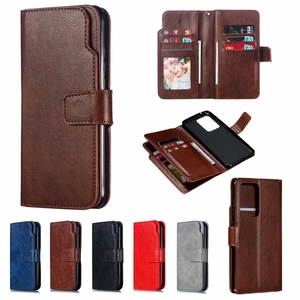 Étui en cuir multifonction avec 9 emplacements pour cartes pour Samsung <span class=keywords><strong>Galaxy</strong></span> A07 A17 A26 A36 A56 A16 A06 A55 A35 A25 A54 A34 <span class=keywords><strong>5G</strong></span> 4G - Product Image 2
