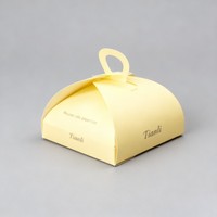 Boîte à gâteau d'anniversaire en papier de qualité alimentaire de taille personnalisée, boîte à pâtisserie écologique et tendance, boîte à en-cas en papier, impression numérique, boîtes à croissants