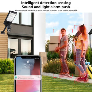 KERUI 2-in-1 Street Light Camera 4MP telecamera esterna solare 4G pannello di sicurezza a doppio obiettivo ICSee sorveglianza CCTV IP66 - Product Image 6