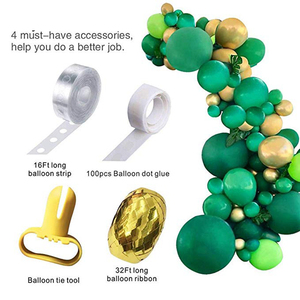 Guirlande de ballons pour enfants sur le thème de la <span class=keywords><strong>jungle</strong></span>, kit de ballons pour fête prénatale Fournitures pour fête d'anniversaire des enfants - Product Image 2