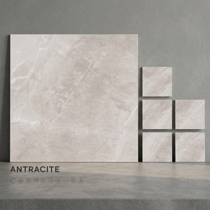 Mecedonia 600x600mm Glossy Digital Porcelain Tiles Contemporary Stone Pattern Interior Floor Collection 8mm - Product Image 3