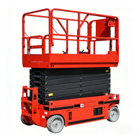 En stock – Plateforme élévatrice à ciseaux électrique sur chenilles, 6-16 m, spécifications de location, CE EN280, pour la maintenance des installations