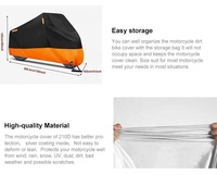 Housse de moto pliable et épaissie, imperméable et anti-UV, modèle universel s'adaptant à la plupart des modèles