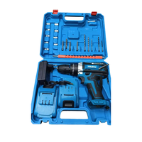 Perceuse électrique multifonction rechargeable au lithium, kit de perceuse à percussion portative variable pour le bricolage domestique, modèle pistolet OEM