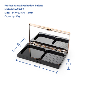 Leeg magnetisch verpakkingsset voor oogschaduwpaletten, multichrome 2-kleuren paletten, ink wash painting oogschaduwpalet - Product Image 2