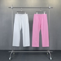 Pantalons de survêtement en éponge française pour hommes Streetwear Jogger vente chaude Baggy jambe droite 100% coton pantalons de survêtement à cordon de haute qualité