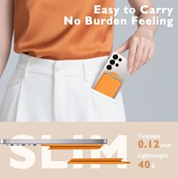 Portefeuille magnétique de luxe pour téléphone Galaxy S25 Ultra Magsafe en cuir PU avec blocage RFID pour cartes de crédit