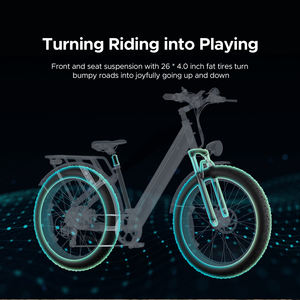 Vélo Électrique Urbain 2026 avec Assistance au Pédalage et Accélérateur, 48V 250W, 7 Vitesses, Pneus Larges 26 Pouces – Le <span class=keywords><strong>Meilleur</strong></span> Vélo Tout-Terrain Électrique pour la Ville et la Route, en Vente - Product Image 4