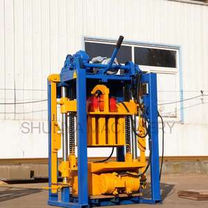 SHUNYA mesin pembuat bata QM2-45 mesin blok beton dengan berbagai bentuk blok - Product Image 5